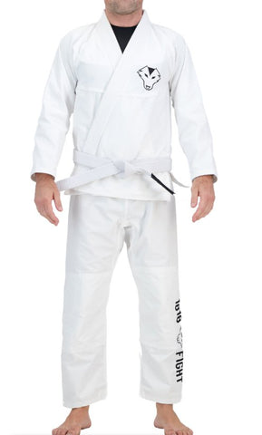 Premium Competition Jiu Jitsu Gi - White - FitArc